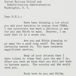 Letter: 1946 March 13