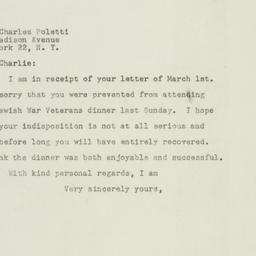 Letter: 1948 March 4