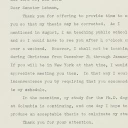 Letter: 1959 November 24