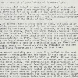 Letter: 1959 November 20
