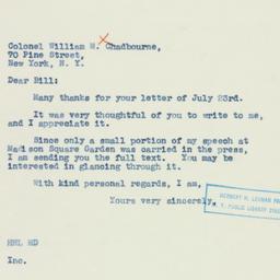 Letter: 1942 July 28