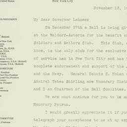Letter: 1935 November 13