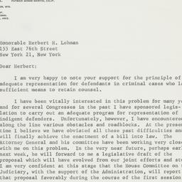 Letter: 1963 February 5