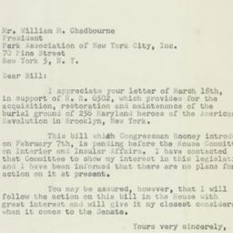 Letter: 1952 March 27