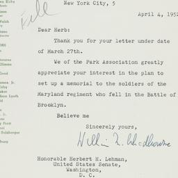 Letter: 1952 April 4