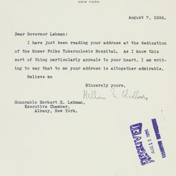 Letter: 1936 August 7