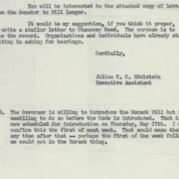 Letter: 1954 May 18
