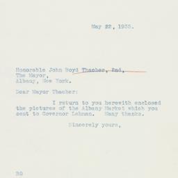 Letter: 1935 May 22