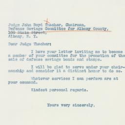 Letter: 1941 November 29