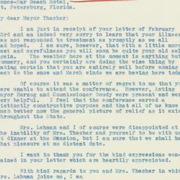 Letter: 1933 February 28