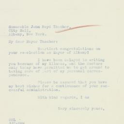 Letter: 1933 November 16