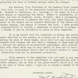 Letter: 1941 November 26