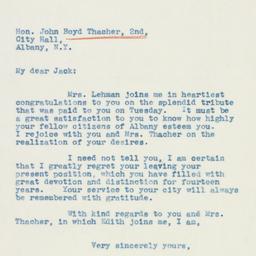 Letter: 1940 November 8