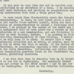 Letter: 1950 May 22