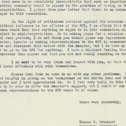 Letter: 1952 February 26