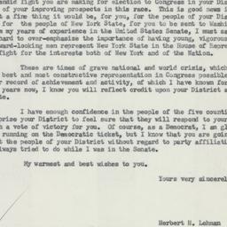 Letter: 1958 September 26