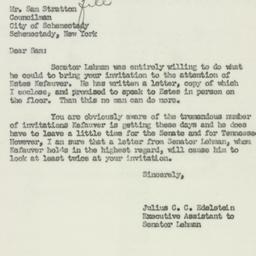 Letter: 1951 April 16