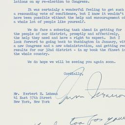 Letter: 1960 December 7