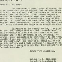 Letter: 1951 January 27