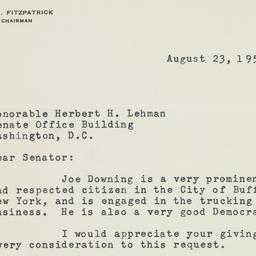 Letter: 1950 August 23