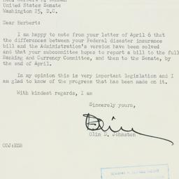Letter: 1956 April 11