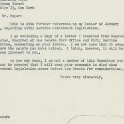 Letter: 1956 March 27