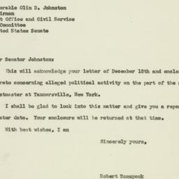 Letter: 1951 December 19