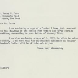 Letter: 1956 March 5