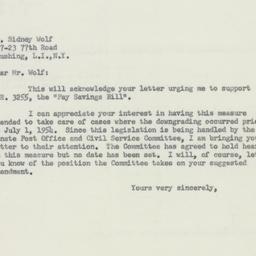 Letter: 1956 May 2