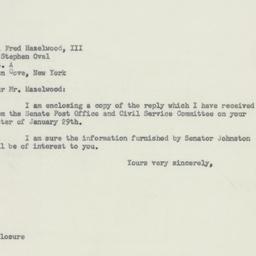 Letter: 1956 March 12