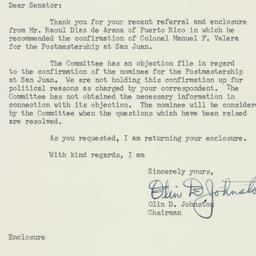 Letter: 1956 July 16