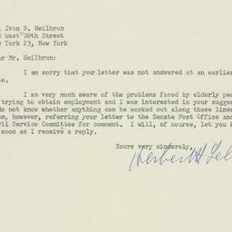 Letter: 1956 February 29