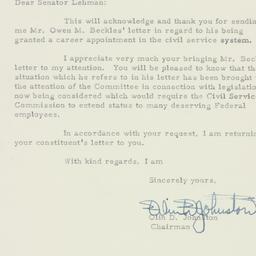 Letter: 1955 July 25