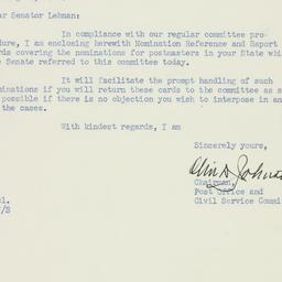 Letter: 1950 January 24