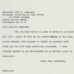Letter: 1955 January 17