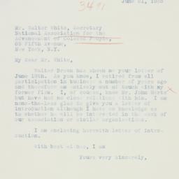Letter: 1935 June 21