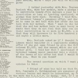 Letter: 1936 January 31