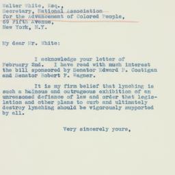 Letter: 1934 February 12