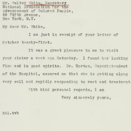 Letter: 1936 October 26