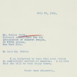 Letter: 1936 July 23