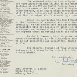 Letter: 1936 February 18