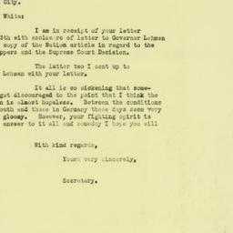 Letter: 1936 May 15
