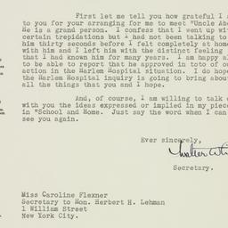 Letter: 1933 April 4