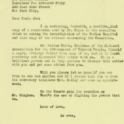 Letter: 1933 March 23