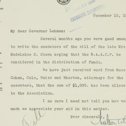 Letter: 1934 December 12