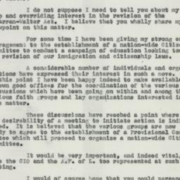 Letter: 1953 October 27