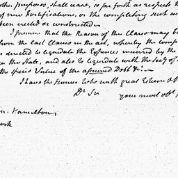 [Document, 1799 August 03]