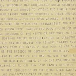 Telegram: 1956 December 11