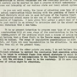 Telegram: 1956 February 15