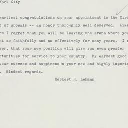 Letter: 1961 September 29